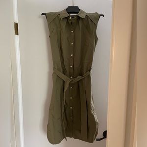 New York & Company - Green Utility Dress, Size S